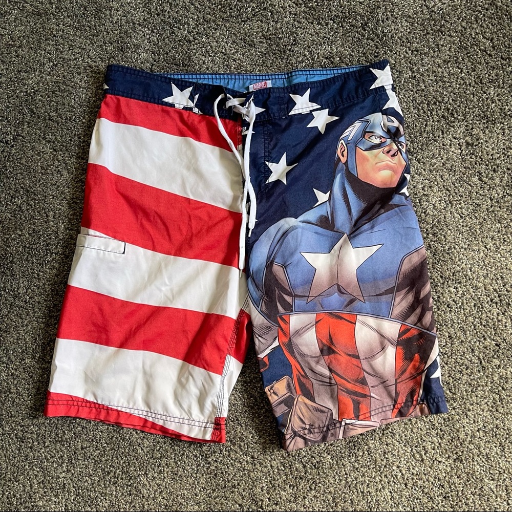 MARVEL AVENGERS Captain America Board Shorts